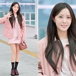 '새신부' <b>효민</b>, 러블리 핑크 공항패션!