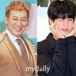 김갑수, <b>BTS</b> 진 인사성에 반했다…"교육 잘 받았구나" 칭찬