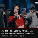 제니 <b>퍼포</b> 비디오 조회수 봐ㄷㄷ