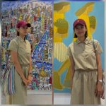 조윤희, 그림이랑 가방까지 깔맞춤…42세 갤러리 여신