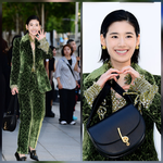 [모두드루와] ‘김충재’ 정은채, 가을 벨벳 슈트로 청담동 런웨이...