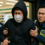강도, 시민 150m 추격 끝에 붙잡혔다…종업원·시민에 <b>표창</b> 예정