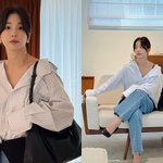 [댓글부탁해] 기은세, 셔츠 하나 걸쳤을 뿐인데‥청순美 살린 스타일링