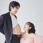 [모두드루와] 손민수임라라, 쌍둥이 만나기 전 만쌍화보 "곧 4식구"...