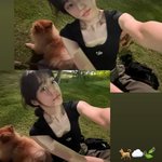 노윤서, 깜짝 '뽀뽀' 사진 공개…"너무 저돌적인 그녀" [해시태그]