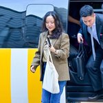 "260억 걸렸다" 민희진, <b>포커</b>페이스? 택시 타고 법원 출석...