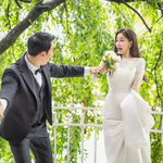 '<b>박상준</b>' 김하영, 순백의 웨딩드레스 자태…"시집가기 4일 전"