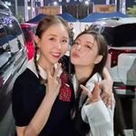 '<b>문원</b>' 신지, 결혼 선배 에일리와 초밀착 투샷…"너무 좋아"