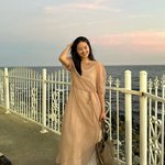 '전진' 류이서, 시스루 살굿빛 드레스로 우아하게 "고기도 토스트도...