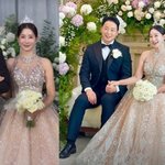 "서프라이즈 걔, 진짜 결혼" 김하영, 실제 웨딩드레스 룩 '화려'