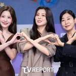 [T포토] 조아람-이선빈-라미란 '행복한 하트'