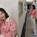 평생 예쁠 <b>채시라</b>, 핑크 셔츠도 찰떡인 57세