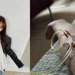 윤은혜, 얼마나 아프면..링거 <b>투혼</b> 근황 공개