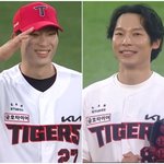 [단독] 광주에 불시착 한 표치수 2명..'명품 시구' 양경원 "나성범x김호령...