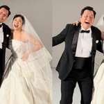 ‘13kg 감량’ 라미란, 웨딩사진 찍었다…“왜 이렇게 재혼 같냐”...