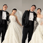 "<b>노출증</b> 생겼다"던 라미란, 오픈숄더 웨딩드레스도 완벽..깜짝...