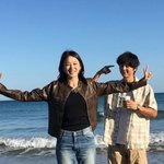 '김지석'이주명, 김지석은 어디?…송중기와 바닷가 투샷 공개