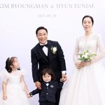 김병만, 귀염<b>둥이</b> 아들 딸과 함께하는 결혼식[포토]