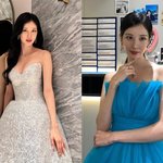 중 가장 아름다워" 극찬…서현, <b>실버</b>·블루 드레스 '여신 자태'