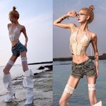 "41㎏라더니, 헉"… 최준희, 깜짝 놀랄 극강의 '뼈<b>마름</b>'...