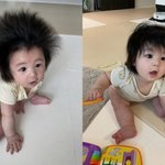 심형탁사야 아들, <b>풍성</b>했던 사자머리 실종 후..인형이야 사람이야