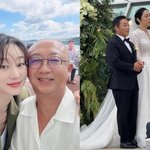 최여진, 7살 연상 남편과 김병만 결혼식 참석 "오빠의 행복 응원"