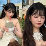 장원영, 메론보다 작은 얼굴…예쁨으로 꽉 찼네[스한그램]