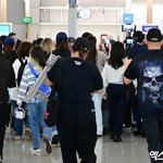 스키즈 현진 등장에 난리통 된 인천공항[엑's <b>HD</b>포토]