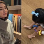 '이병헌' 이민정, 감기로 아픈 딸에 맘찢..."21개월 인생...