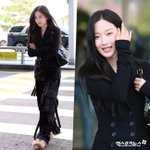 문가영, 과감한 란제리룩에 이어 이번엔 ‘시크한 <b>올블랙</b>’ 공항패션