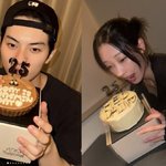 "사랑해"… 이채민?류다인, 커플링 이어 케이크 '럽스타' 달달