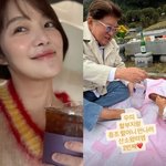 황보라, 시父 김용건·아들과 시댁 <b>성묘</b>길…"산소왔떠염" [해시태그]