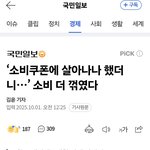 ‘<b>소비</b>쿠폰에 살아나나 했더니…’ <b>소비</b> 더 꺾였다