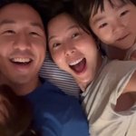  마이큐와 결혼 <b>발표</b>..두 아들 격한 환영 "떨리고 신기해"