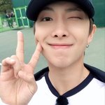 달려라 방탄 <b>테니스</b>편 현장 셀카 알엠