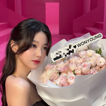 장원영, 꽃다발 든 공주님..세상 화려한 미모