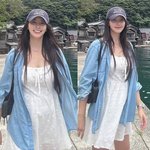 셔츠만 입어도 여행 끝판왕! 일본 바닷가 낭만 청순 <b>발랄</b> 여행룩