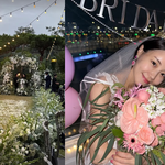 적재허송연, 가을의 신랑신부…동료들 축복 속 백년가약