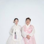 [단독]원진서 선녀설..'11월 결혼' 윤정수, 한복 투샷 최초...