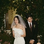 김나영마이큐, 결혼식 사진 공개 "함께 발맞추어 걸어갑니다"