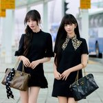 [댓글부탁해] [한강로 컷] 시크한 <b>트윈</b> 룩으로 등장한 아이브 리즈,...