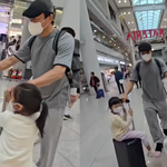 딸 <b>캐리어</b>에 태우고 공항에서"…'장관급' 박진영, 추석 가족여행길...