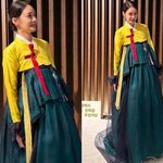 ‘팔방미인’ 안현모, 전통 올림머리에 꽃을 피웠다…<b>정갈</b>한 우아함 그...