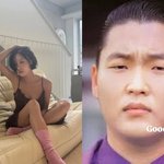 머리 자르고 싶었나…단발 변신에 '파격' <b>란제리</b>룩[SCin스타]