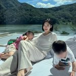 '윤남기' 이다은, 재혼 잘 했네…"남편 친구 가족과 여행, 물...