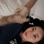 김사랑 "강쥐랑 뻗음…연휴 길어도 힘드네"[핫픽]