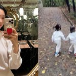 성유리, 3살된 쌍둥이 자매 공개..남편 논란 딛고 평온한 일상