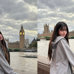 "후드집업 안에 이런 몸매가?"…장원영, 런던서 터진 '비현실...