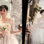 '유병재' 안유정, 당장 결혼해도 되겠네…우아한 웨딩드레스 자태...