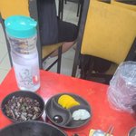 점심저녁 <b>외식</b>했다.